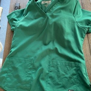 Hunter green Grey’s Anatomy scrub top